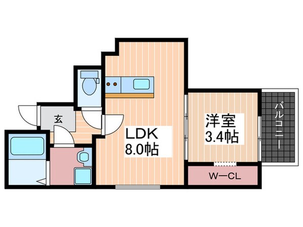 Crecia廿日市駅西の物件間取画像